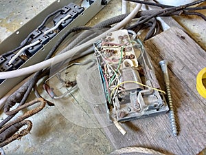 Exposed Electrical Wires