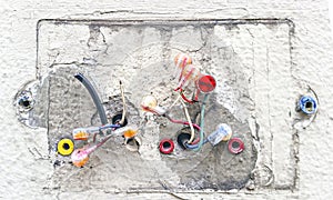 Exposed Electrical wires