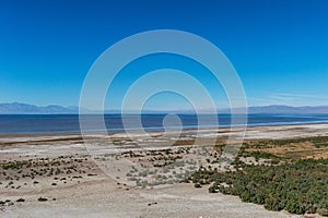 Exposed playa at Salton Sea in California