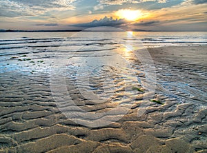 Exposed Rippled Beach