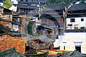 Exposure of crops in Autumn season at Huanglin village