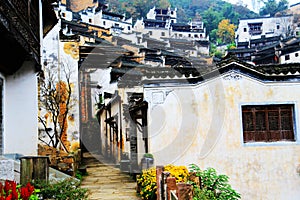 Exposure of crops in Autumn season at Huanglin village