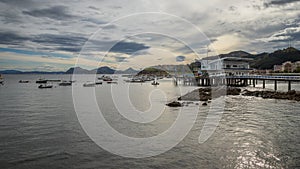 Beautiful View of Castro Urdiales highlights from the Port