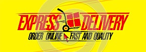 Express delivery banner design