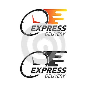 Express delivery icon concept. Watch icon for service, order, fa