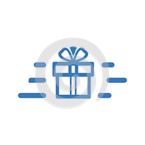 Express Delivery Icon/Fast Delivery/Gift Shipping