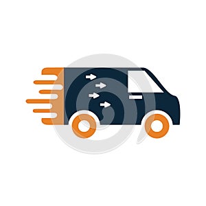 Express Delivery Icon/Fast Delivery/Gift Shipping