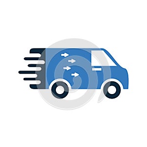 Express Delivery Icon/Fast Delivery/Gift Shipping