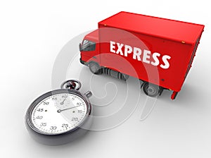 Express delivery Red