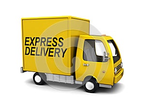 Express delivery truck