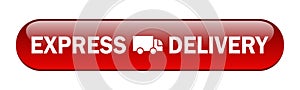 express delivery truck icon button