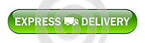 express delivery truck icon button