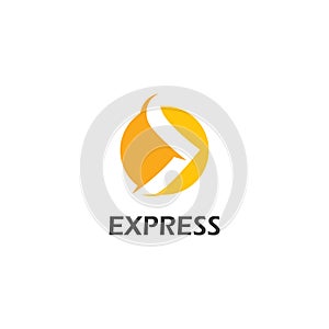 Express logo vector photo