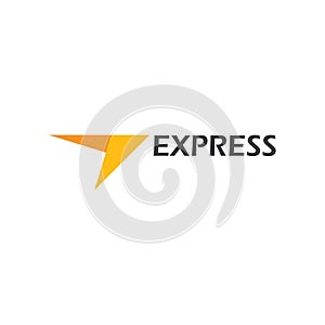 Express logo vector photo