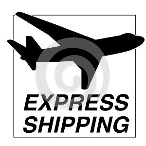 Express shipping symbol