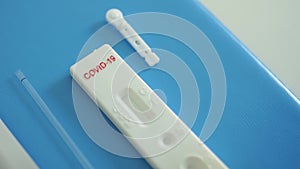 Express test covid-19. Unpacking the Sars-Cov-2 Coronovirus Rapid Diagnostic Kit - test cassette, sterilizer, reagent