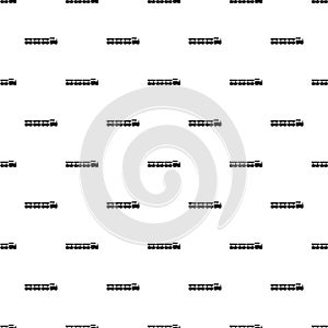 Express train pattern seamless vector