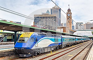 Express train to Canberra at Sydney Central Station
