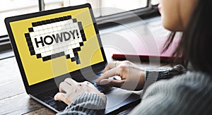 Expression Words Emotion Communication Slang Concept