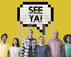 Expression Words Emotion Communication Slang Concept