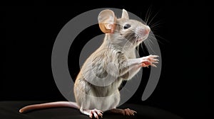 Expressive Body Language Ultra Realistic Photo Of Climbing Mouse