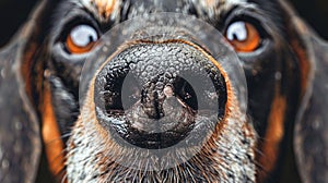 Expressive close up of dog s face emotive eyes capture pets and lifestyle essence