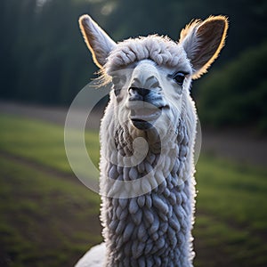 Expressive Cute Llama