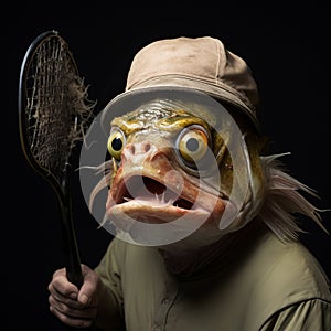 Expressive Facial Animation: Cricket Holding A Fish