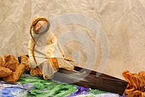 Expressive Handmade Doll