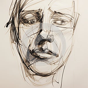 Expressive Portraits: A Beautiful John\'s Face In The Style Of Simon Birch And Jacob Jordaens photo
