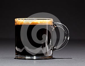 Expresso Coffee in glass cup