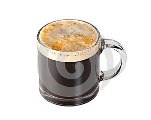 Expresso Coffee in glass cup