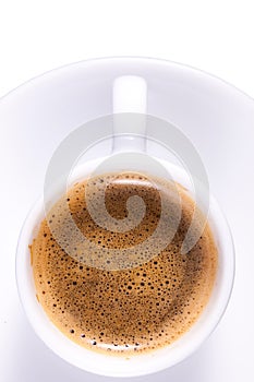 Expresso Coffee in Plain White Cup