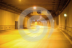 Expressway in a tunnel