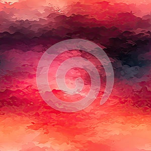Exquisite abstract watercolor background in red, orange, and purple (tiled)