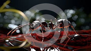 Exquisite Ant Exploration: Jiusion 1000x Endoscope Reveals Ultra-Realistic Details, Rendered with Octane for Unmatched Precision. photo