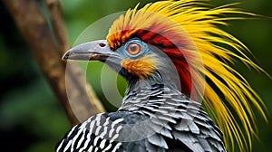 Exquisite Avian Beauty: Capturing the Most Stunning Indonesian Island Bird in a Mesmerizing Image.