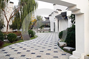 Exquisite Chinese courtyard