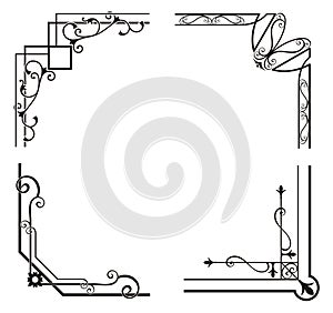 Exquisite Corner Ornamental Designs