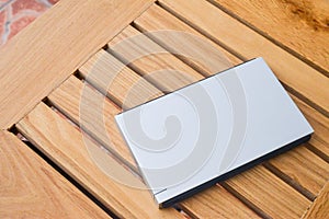 Exquisite mobile hard disk closeup