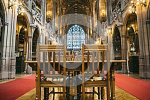 Exquisite old John Rylands library interior
