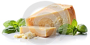 Exquisite ParmigianoReggiano Cheese Block A HighQuality Food Photography Closeup photo