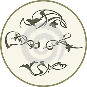 Exquisite Scroll Ornamental Designs