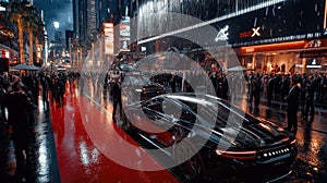 Exquisite table setting with gourmet dishes