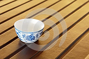 Traditional Chinese tea cup