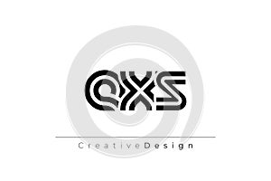 EXS Creative Unique Modern Letter Logo Design
