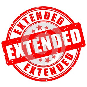 Extended rubber stamp