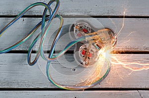 Extension Cord Short Circuit photo