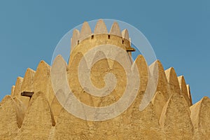 Exterior of the Al Ain Palace Museum in Al Ain, Abu Dhabi, United Arab Emirates