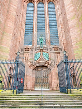 Exterior architecture of Liverpool cathedral